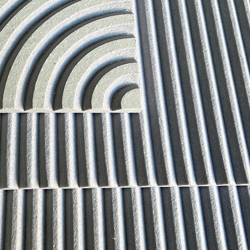 Polyester fiberboard